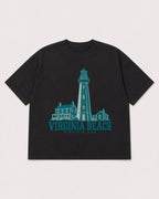 Mockup Boxy Heavyweight Tee Black product