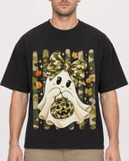 Mockup Boxy Heavyweight Tee Black male close-up 08