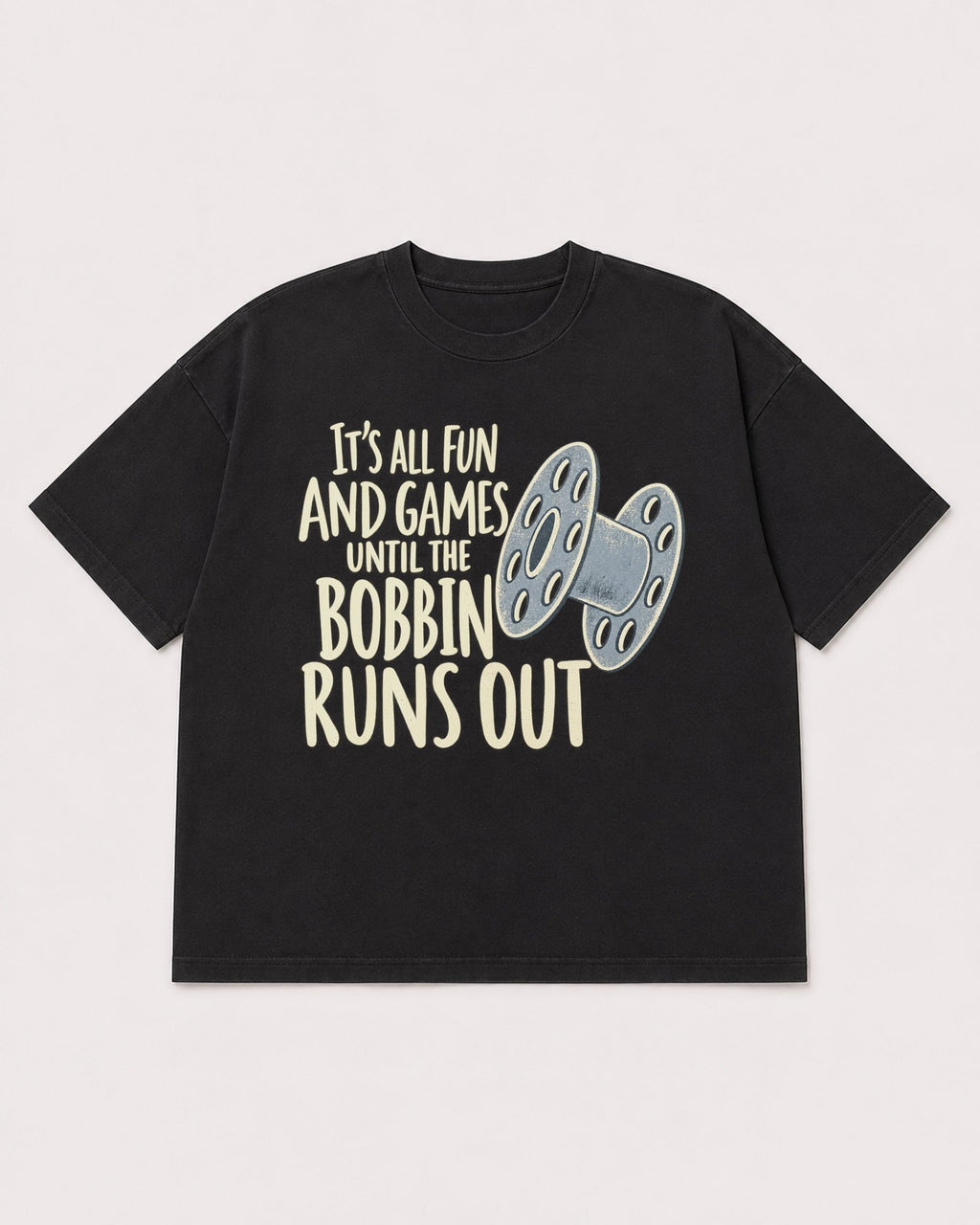 Mockup Boxy Heavyweight Tee Black product