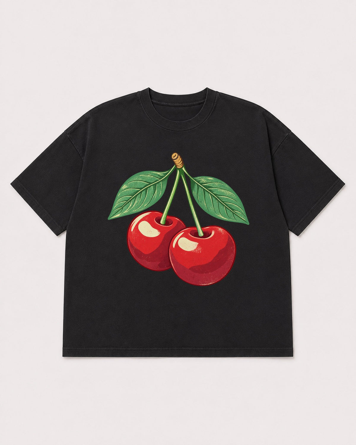 Mockup Boxy Heavyweight Tee Black product