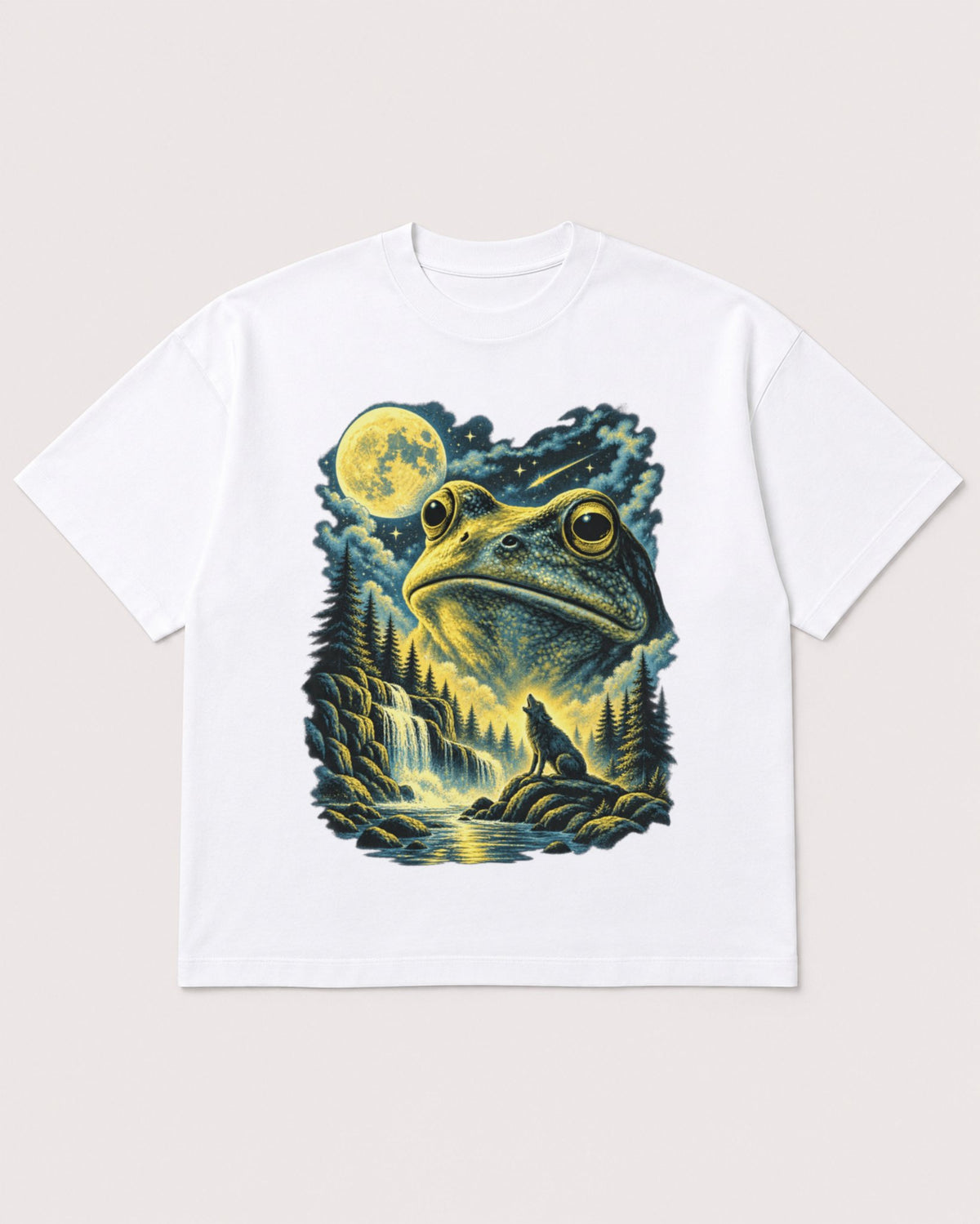 Mockup Boxy Heavyweight Tee White product