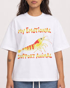 Mockup Boxy Heavyweight Tee White female close-up 06