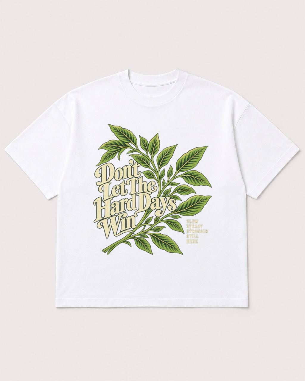 Mockup Boxy Heavyweight Tee White product