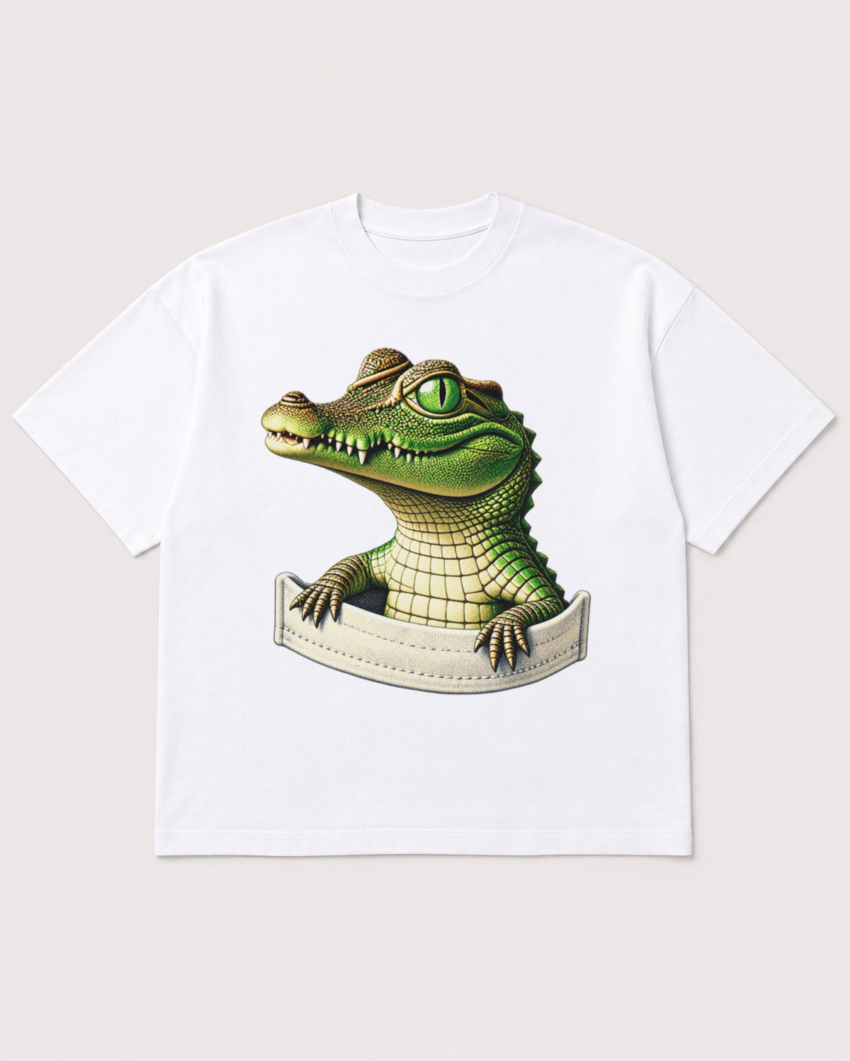Mockup Boxy Heavyweight Tee White product