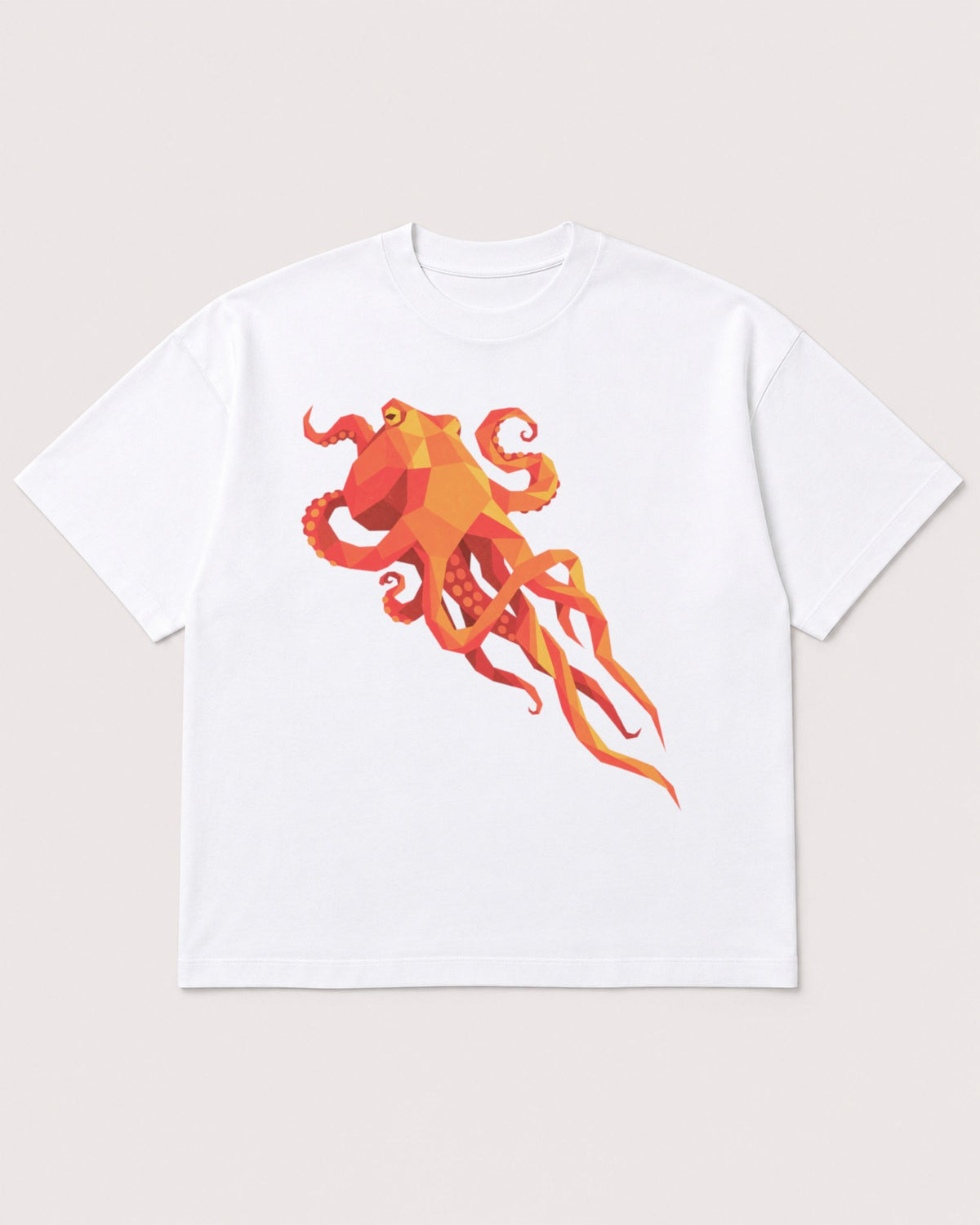 Mockup Boxy Heavyweight Tee White product