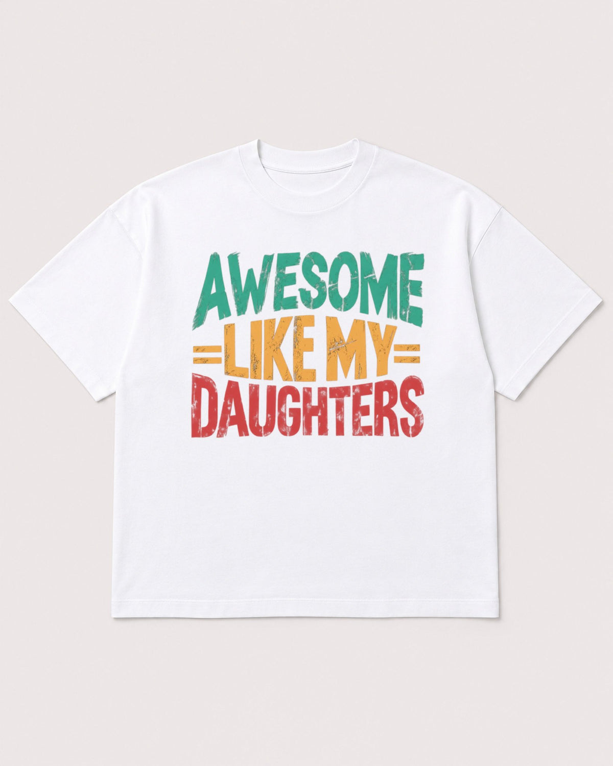 Mockup Boxy Heavyweight Tee White product