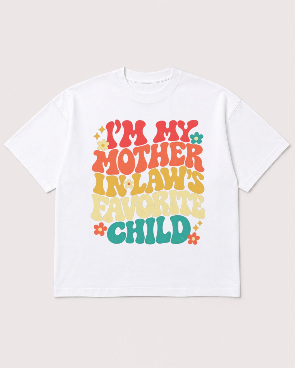 Mockup Boxy Heavyweight Tee White product