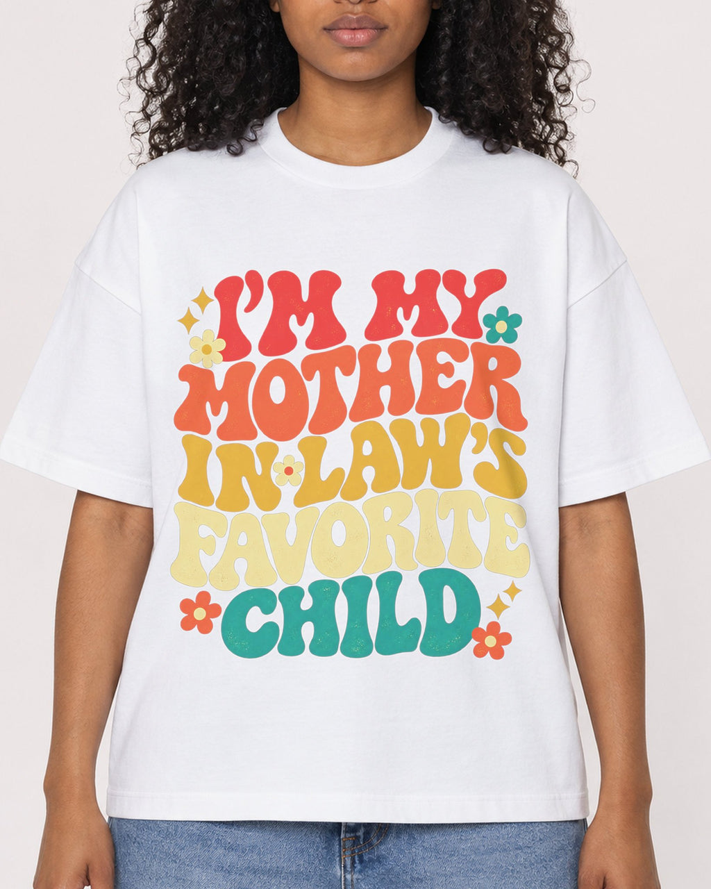 Mockup Boxy Heavyweight Tee White female close-up 05