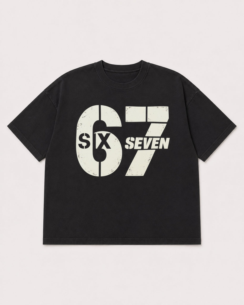 Mockup Boxy Heavyweight Tee Black product