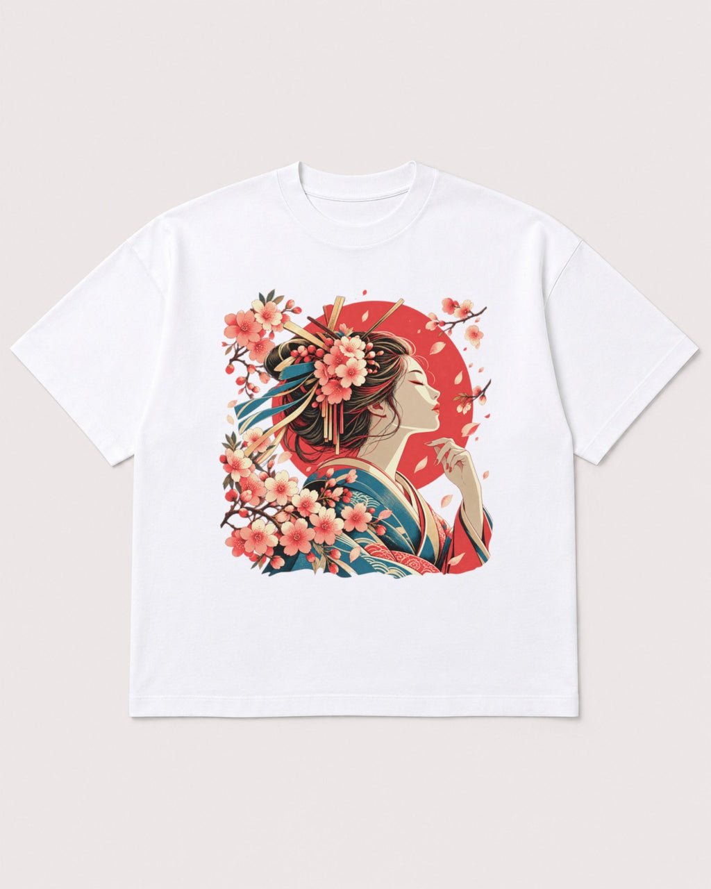 Mockup Boxy Heavyweight Tee White product