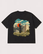 Mockup Boxy Heavyweight Tee Black product