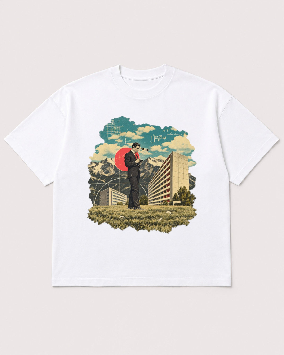 Mockup Boxy Heavyweight Tee White product