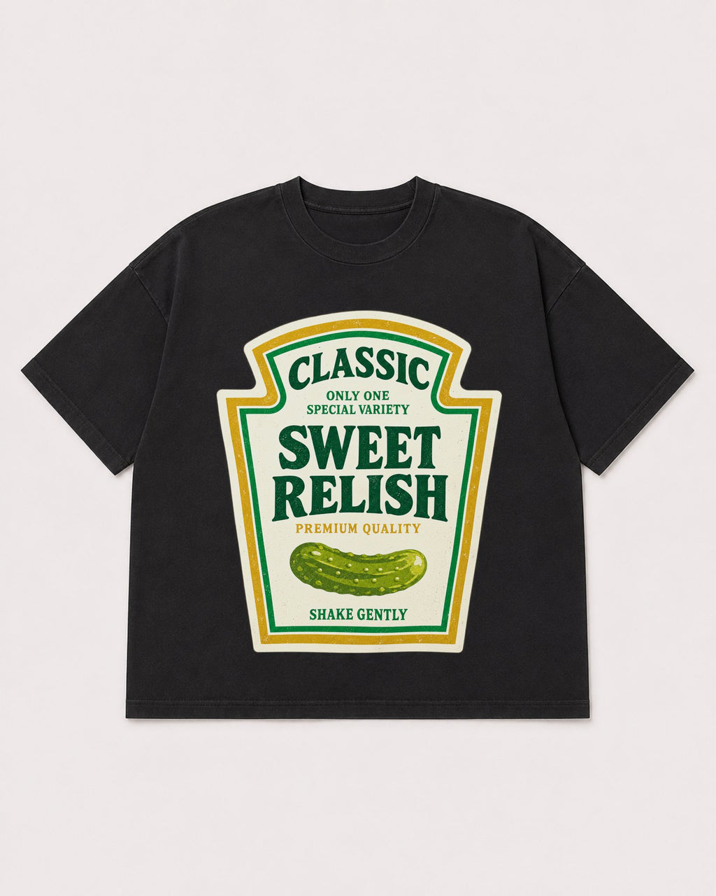 Mockup Boxy Heavyweight Tee Black product