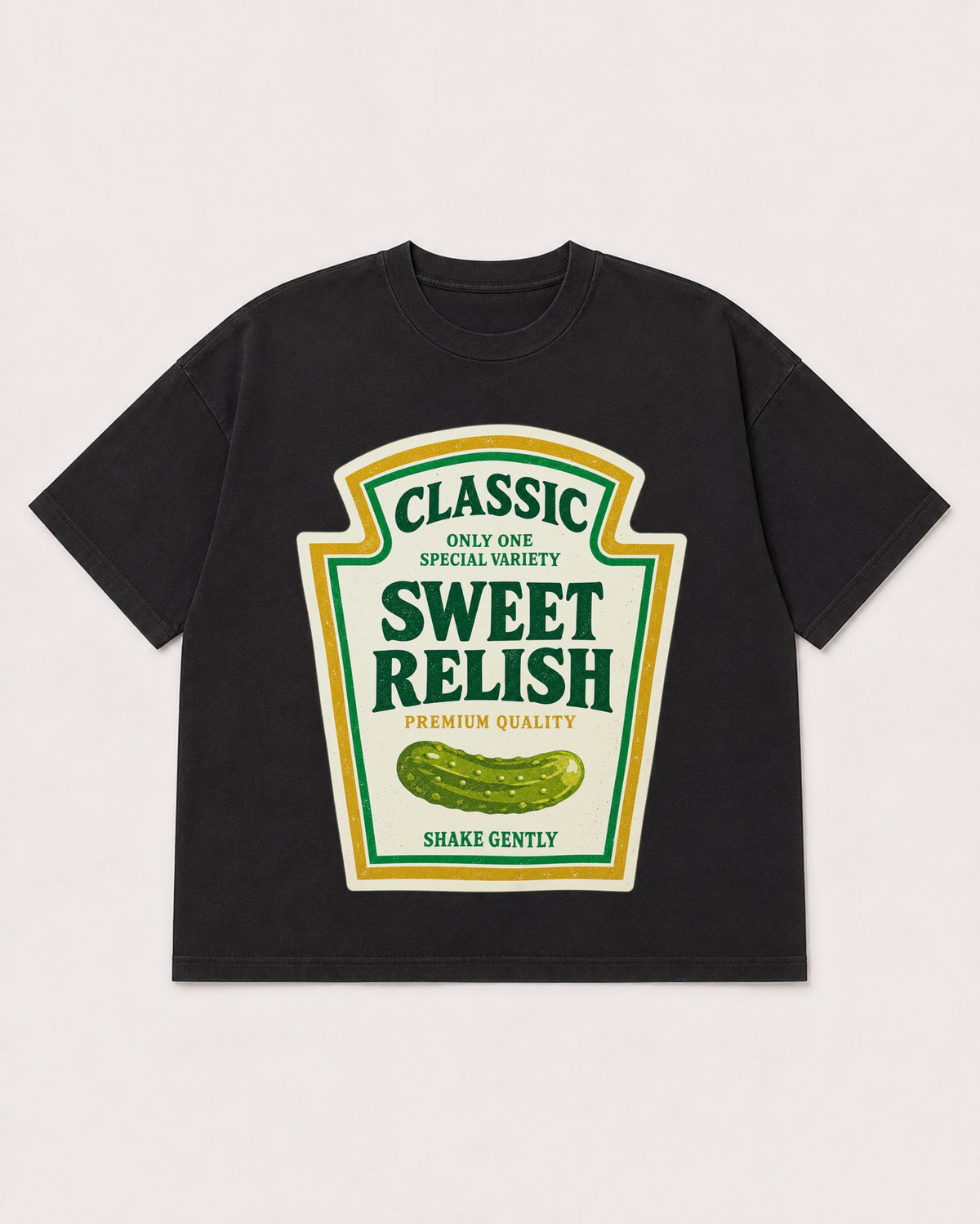 Mockup Boxy Heavyweight Tee Black product