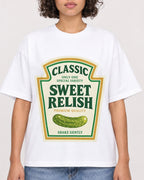 Mockup Boxy Heavyweight Tee White female close-up 40