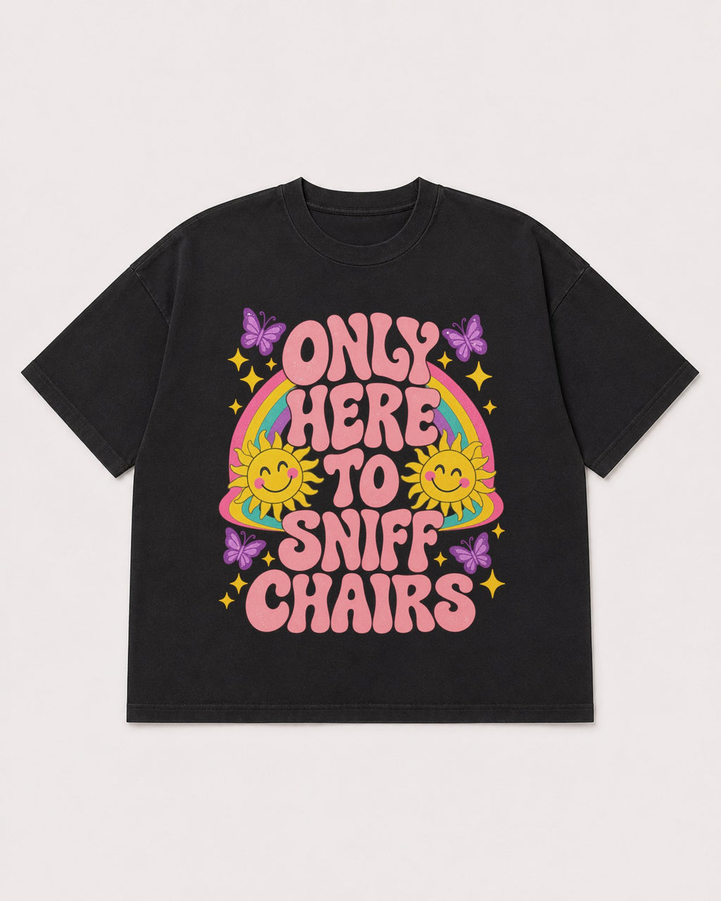 Mockup Boxy Heavyweight Tee Black product