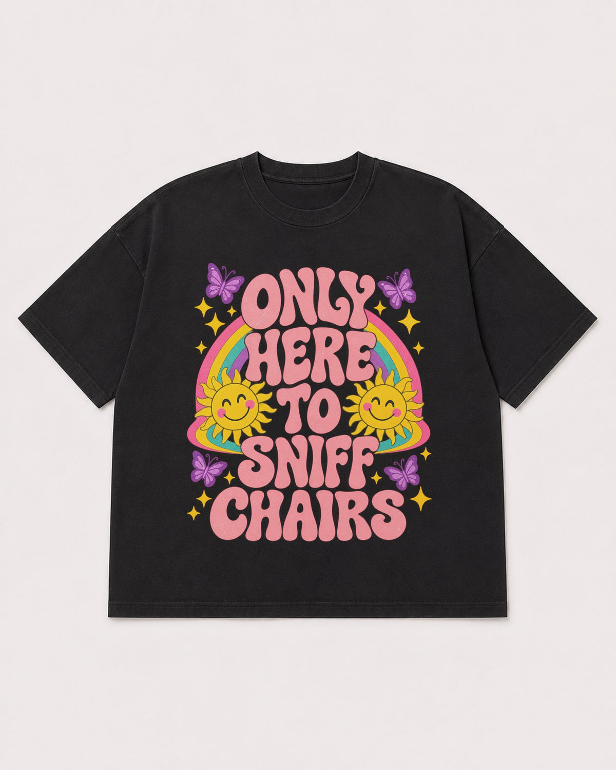 Mockup Boxy Heavyweight Tee Black product