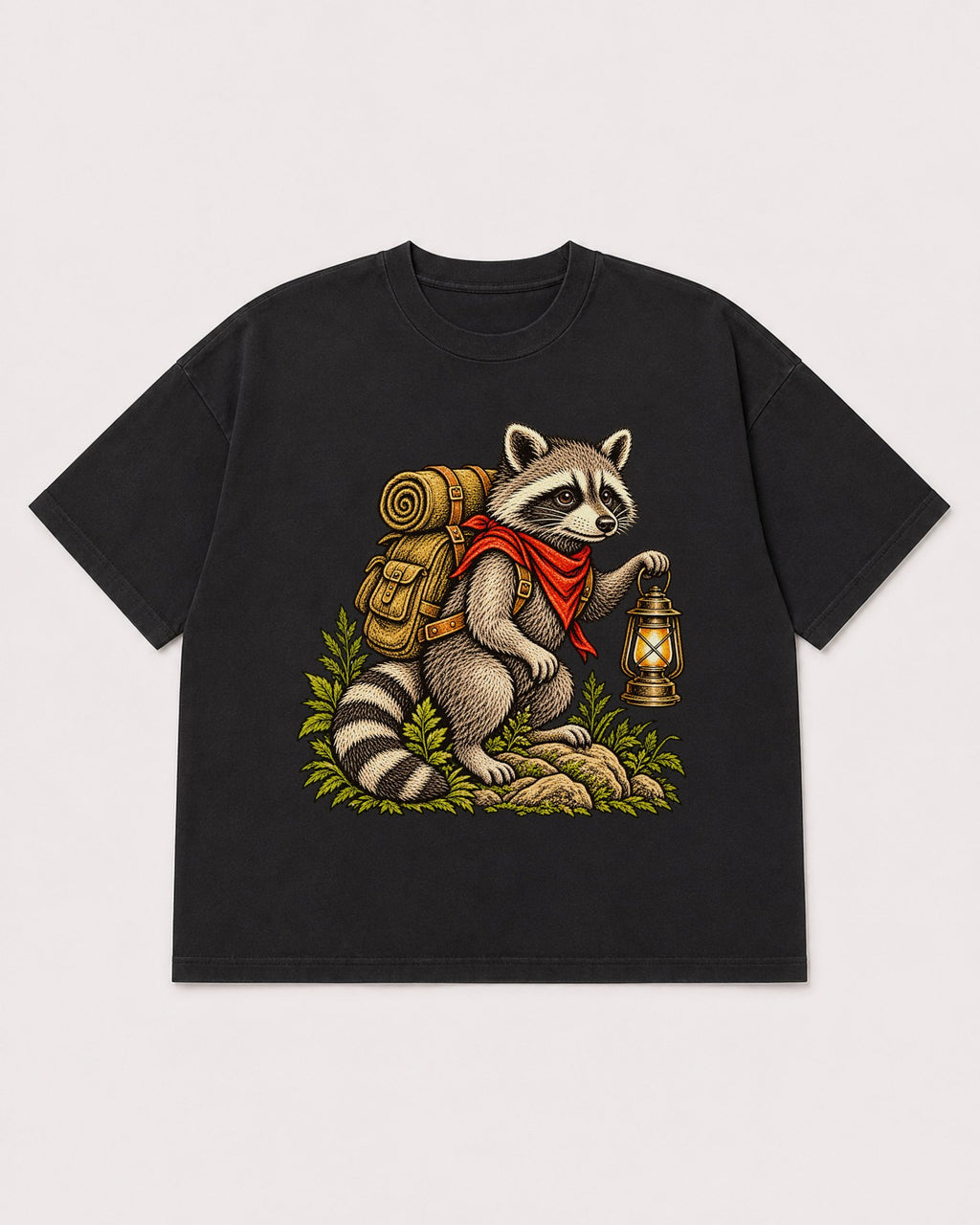 Mockup Boxy Heavyweight Tee Black product