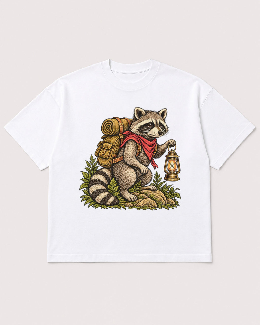 Mockup Boxy Heavyweight Tee White product