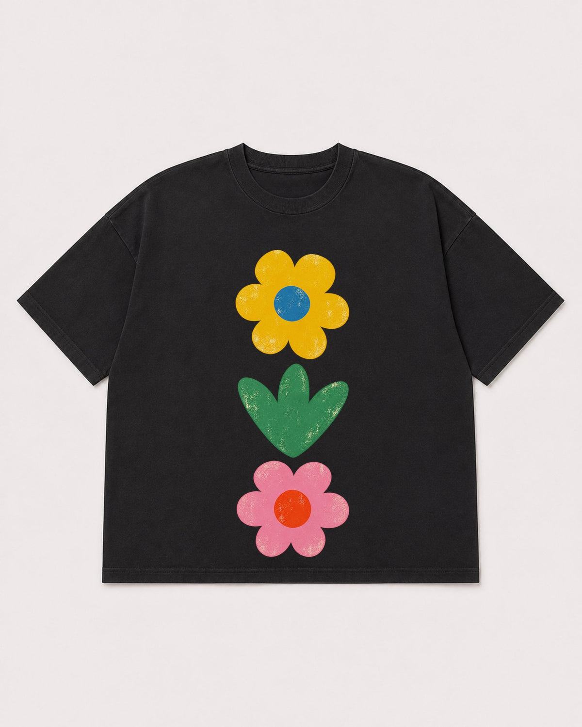 Mockup Boxy Heavyweight Tee Black product