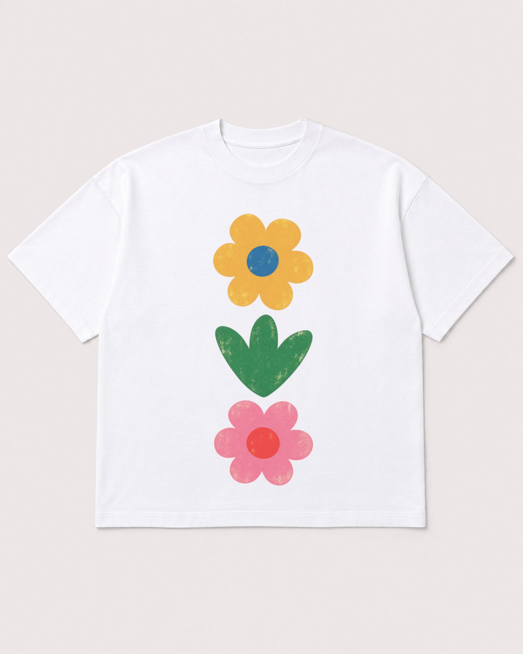 Mockup Boxy Heavyweight Tee White product