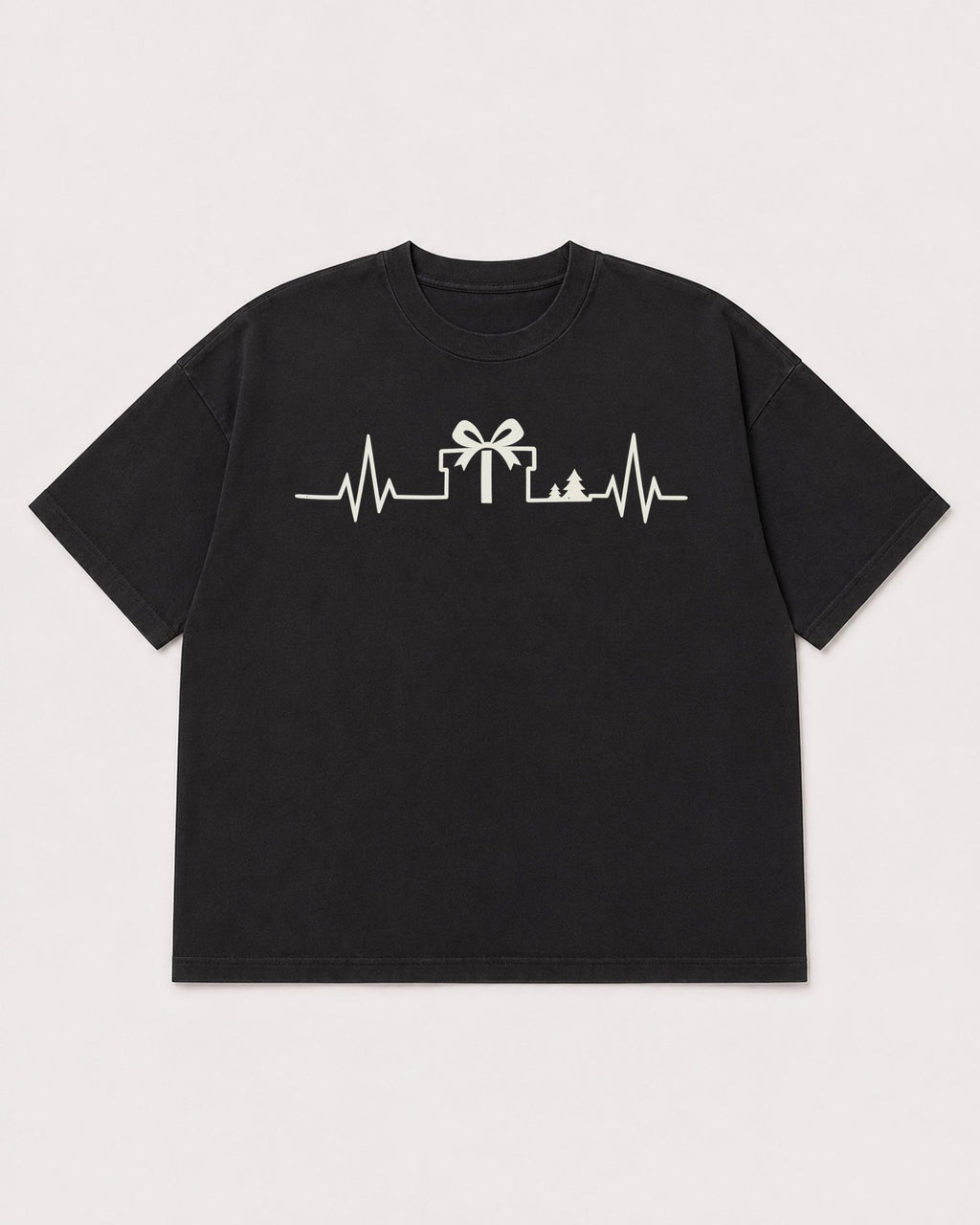 Mockup Boxy Heavyweight Tee Black product