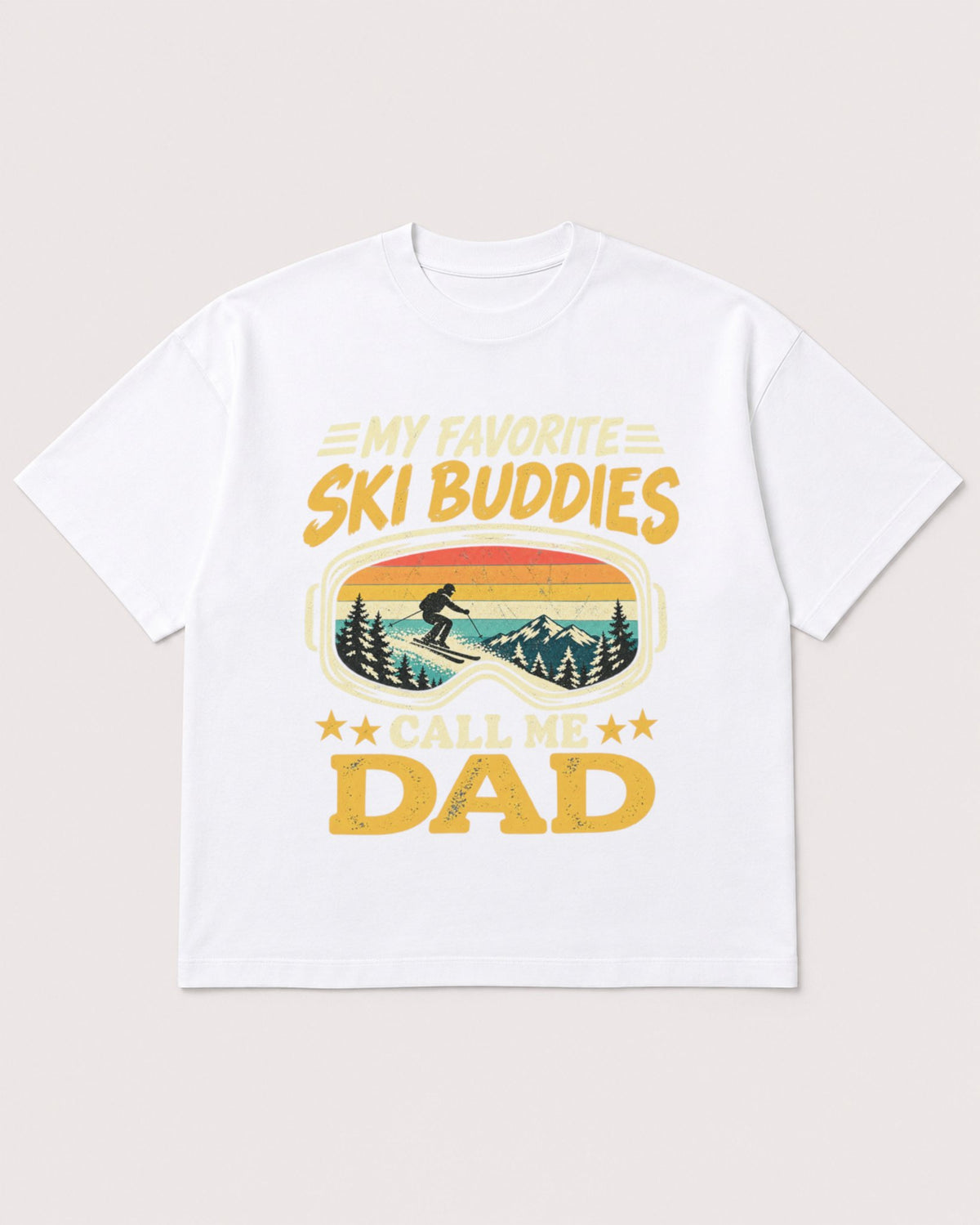 Mockup Boxy Heavyweight Tee White product