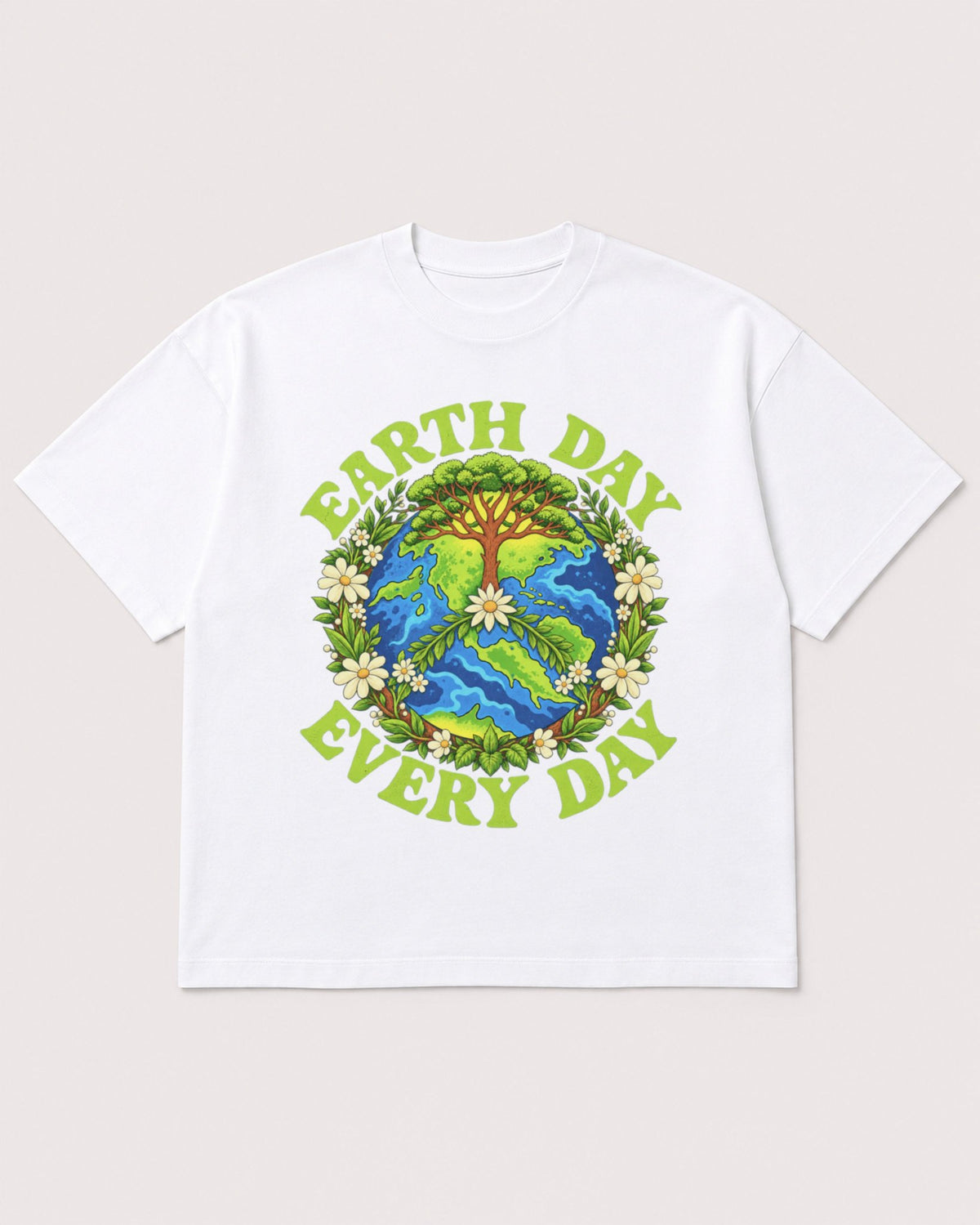 Mockup Boxy Heavyweight Tee White product