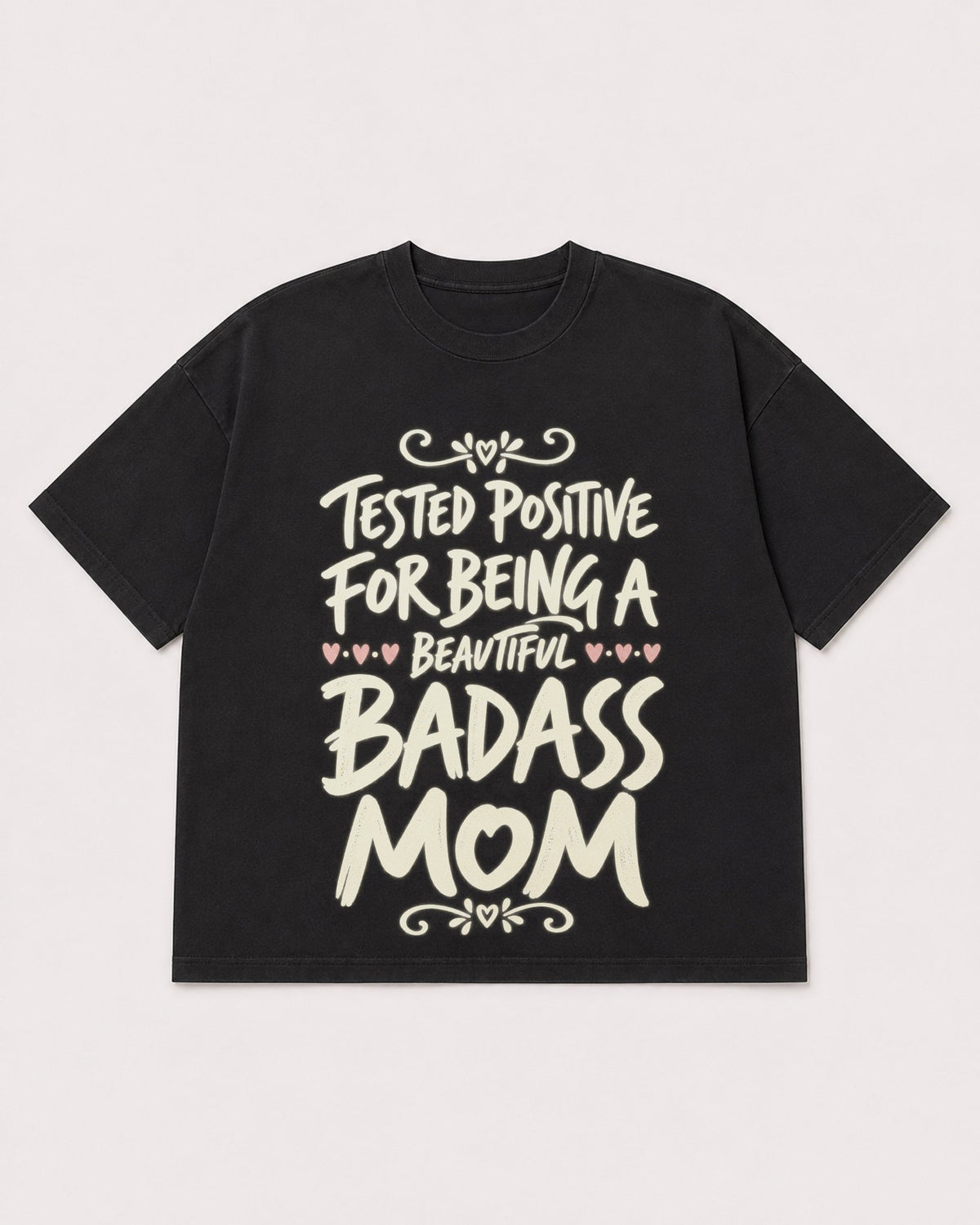 Mockup Boxy Heavyweight Tee Black product