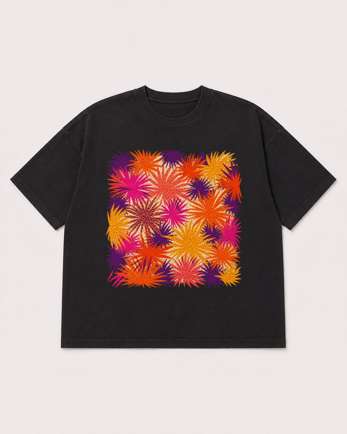 Mockup Boxy Heavyweight Tee Black product