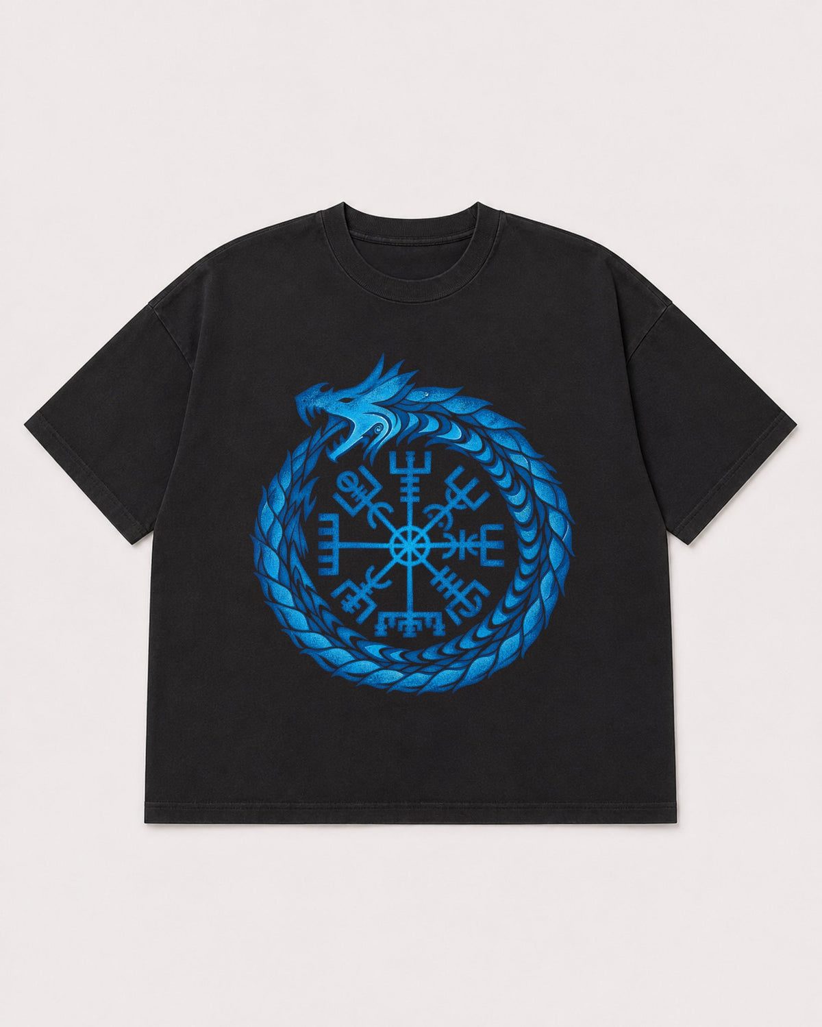Mockup Boxy Heavyweight Tee Black product