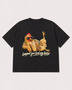 Mockup Boxy Heavyweight Tee Black product