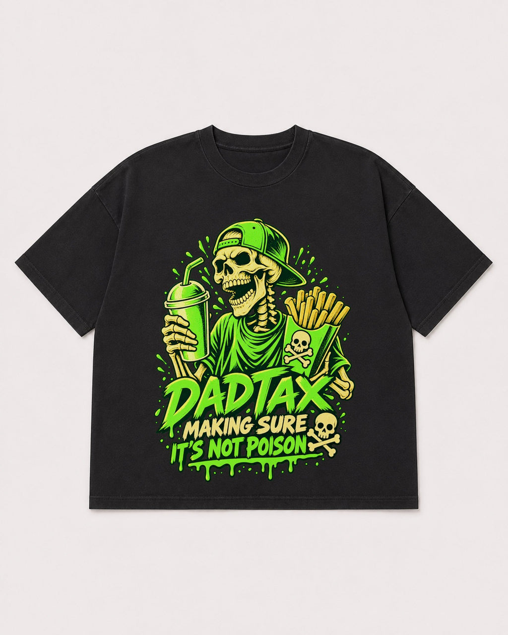 Mockup Boxy Heavyweight Tee Black product