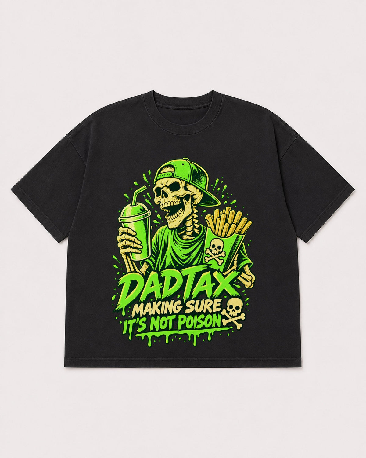 Mockup Boxy Heavyweight Tee Black product