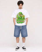 Mockup Boxy Heavyweight Tee White male full-body 03