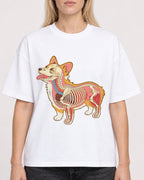 Mockup Boxy Heavyweight Tee White female close-up 08