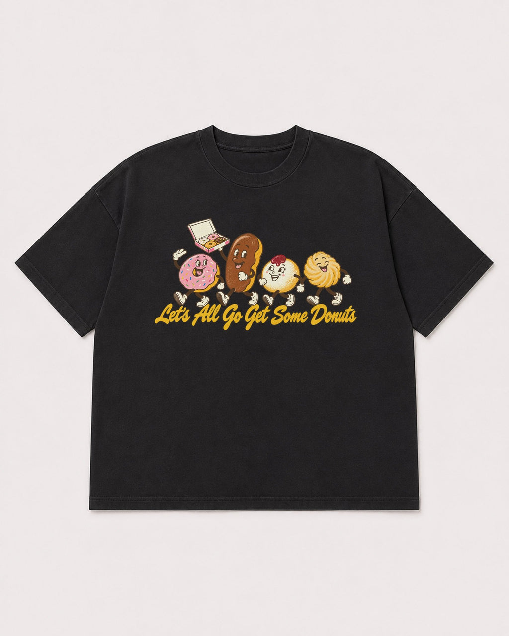 Mockup Boxy Heavyweight Tee Black product