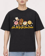 Mockup Boxy Heavyweight Tee Black male close-up 01