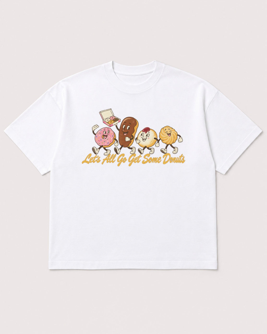 Mockup Boxy Heavyweight Tee White product
