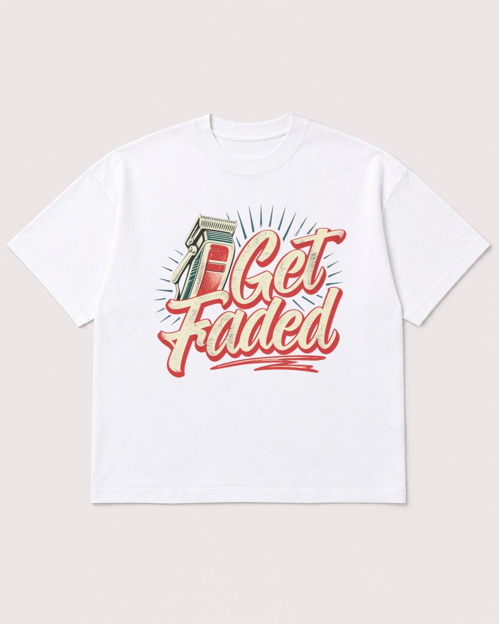 Mockup Boxy Heavyweight Tee White product
