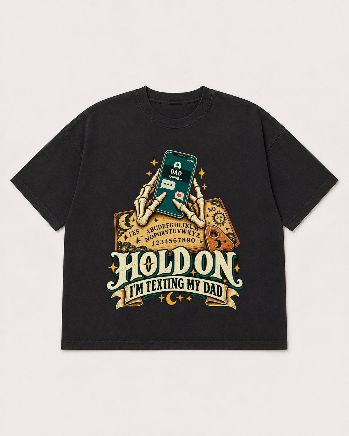 Mockup Boxy Heavyweight Tee Black product