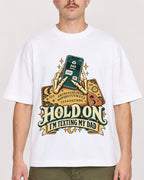 Mockup Boxy Heavyweight Tee White male close-up 39