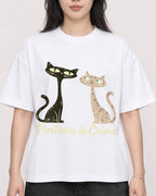 Mockup Boxy Heavyweight Tee White female close-up 13