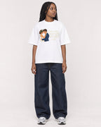Mockup Boxy Heavyweight Tee White female full-body 04