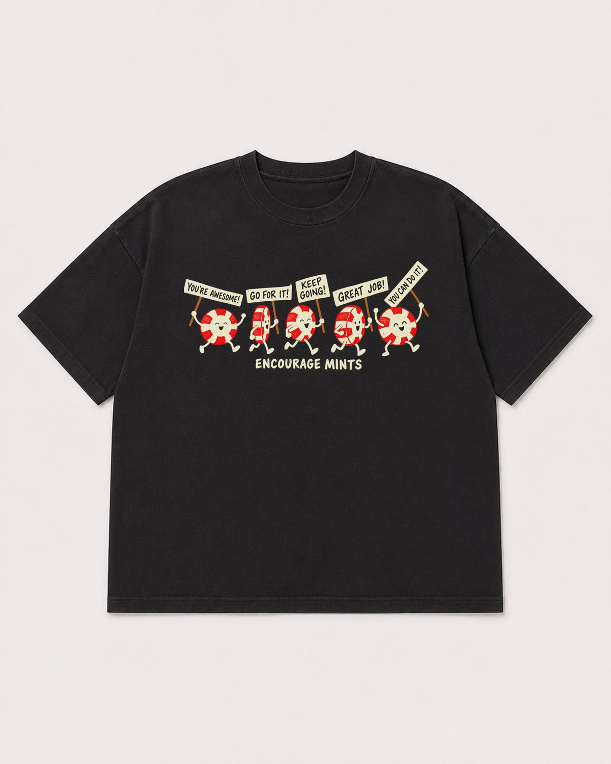 Mockup Boxy Heavyweight Tee Black product