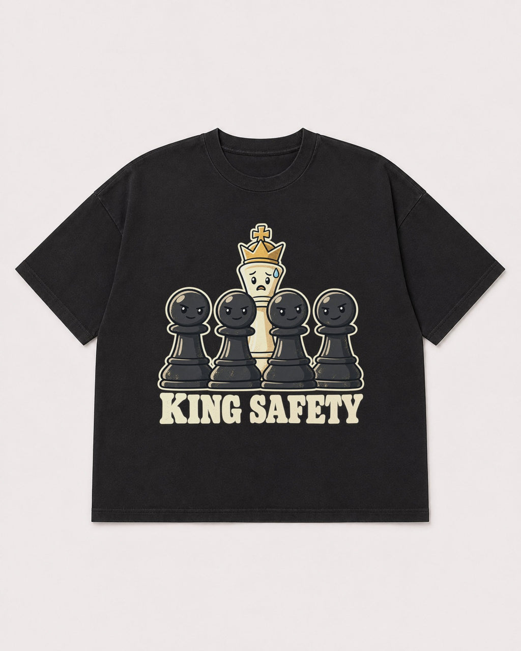 Mockup Boxy Heavyweight Tee Black product