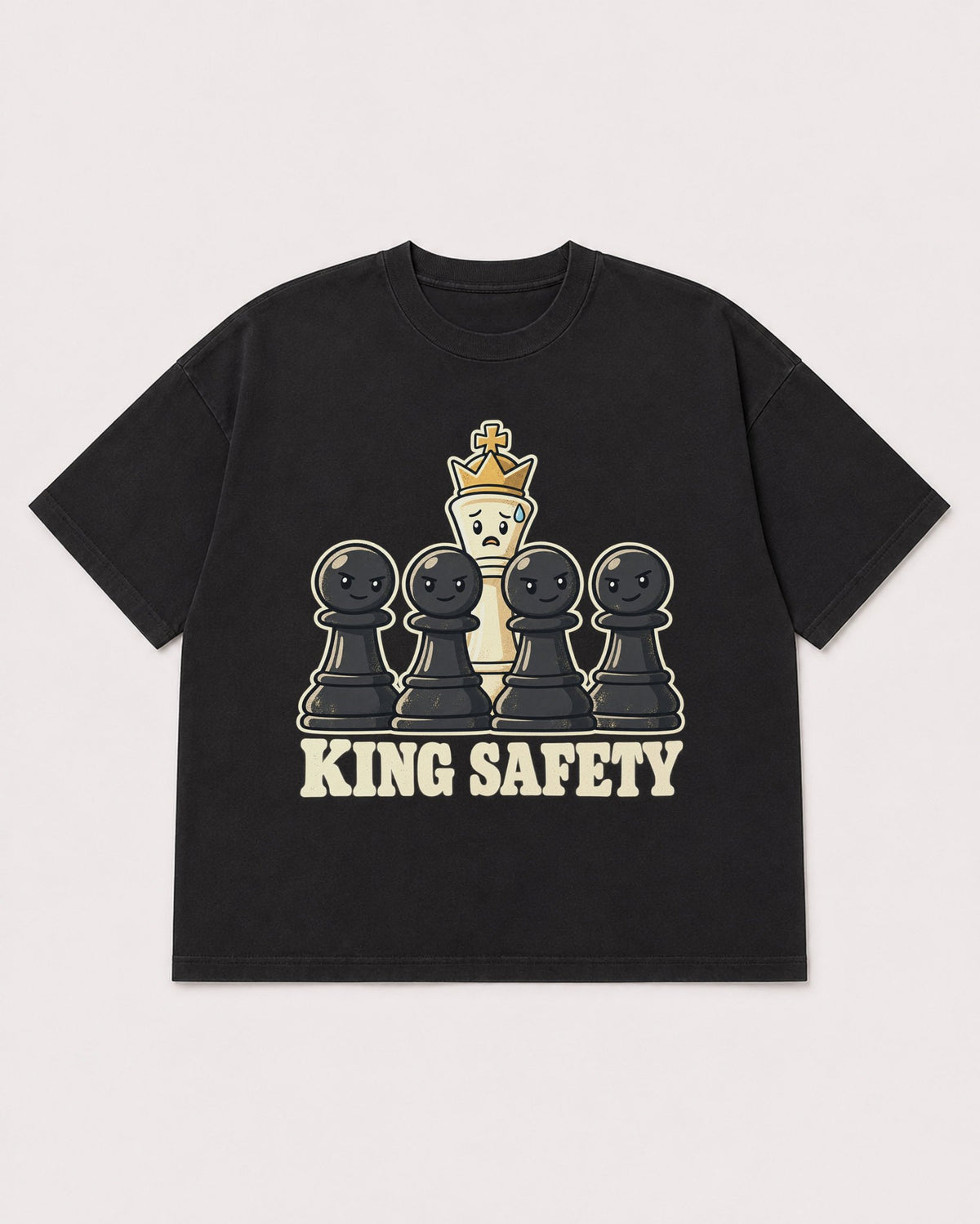 Mockup Boxy Heavyweight Tee Black product