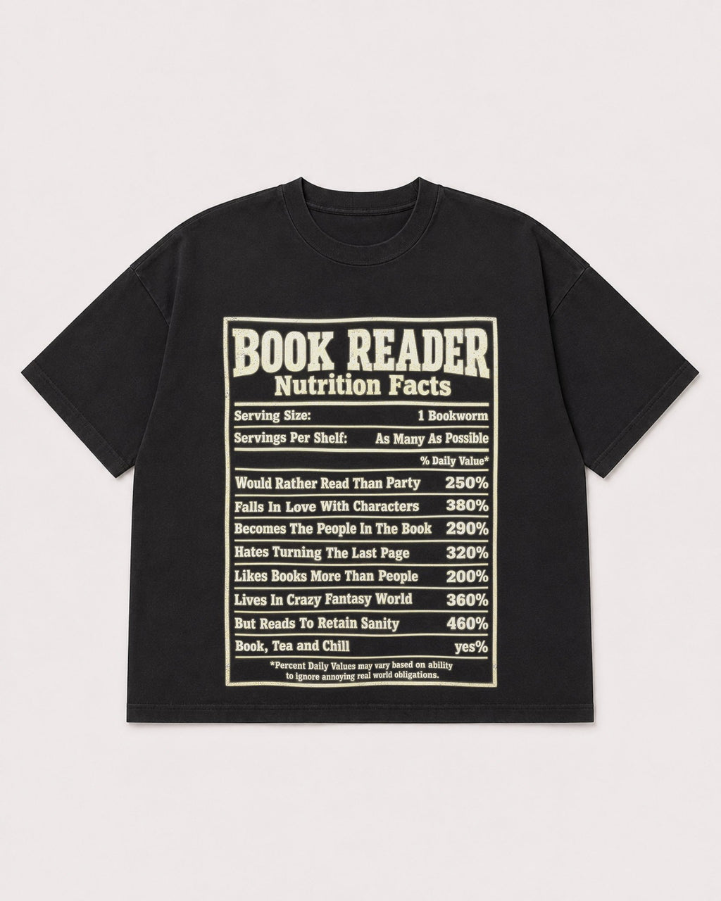 Mockup Boxy Heavyweight Tee Black product