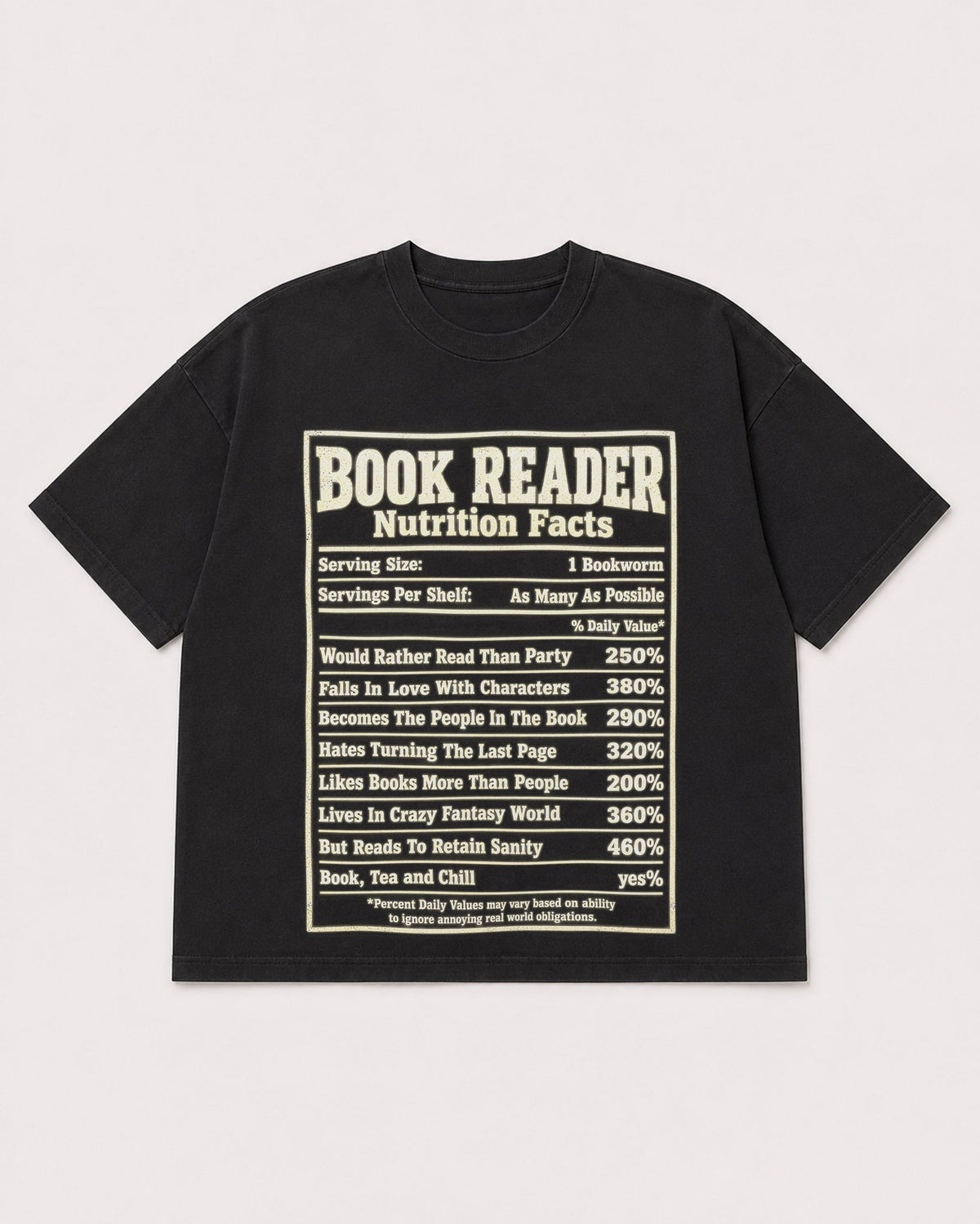 Mockup Boxy Heavyweight Tee Black product