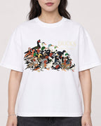 Mockup Boxy Heavyweight Tee White female close-up 03